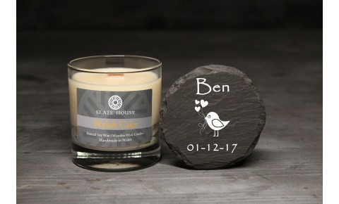 Personalised Welsh Cake Soy Candle